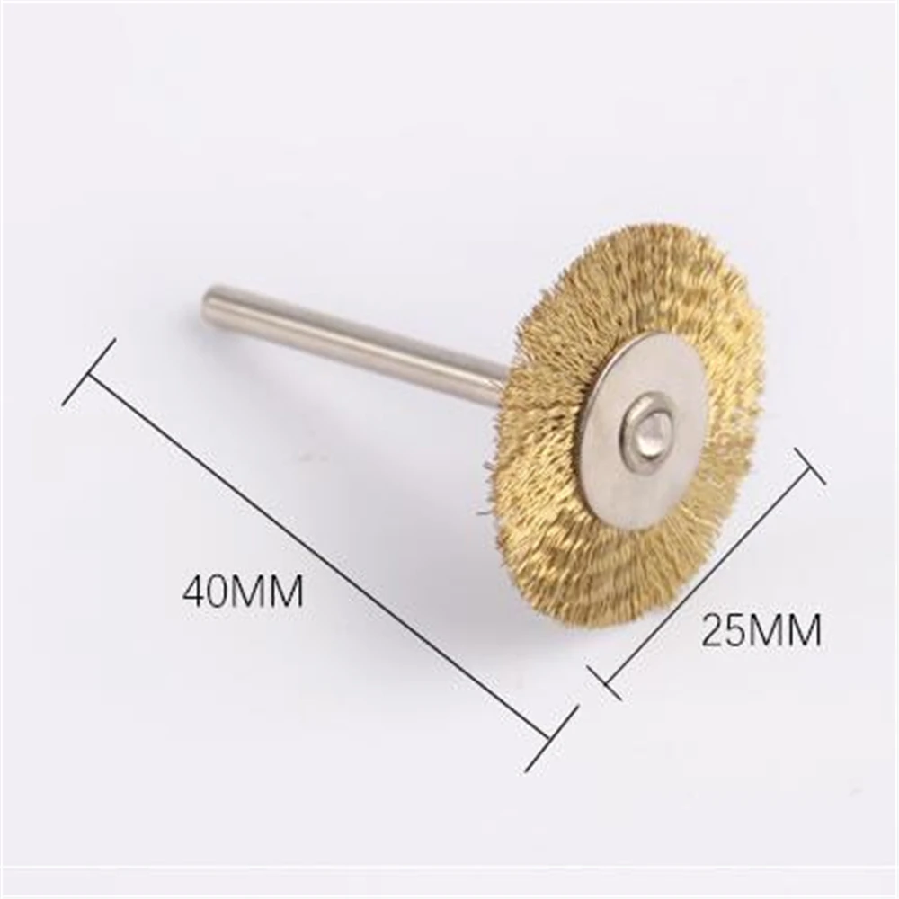 3mm Handle Stainless Steel Wire Nylon Brush For Electric Grinder Polishing And Derusting Flat Brush Bowl Brush Pen Brush