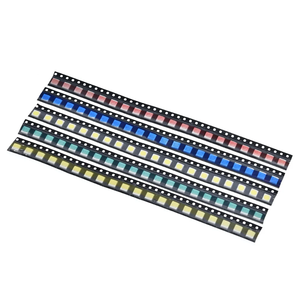 100 stücke = 5 farben x 20 stücke 5730/5050 /1210 /1206 /0805 /0603 LED Diode Sortiment SMD LED Diode Kit grün ROT Weiß Blau Gelb 5630 – Detail 34