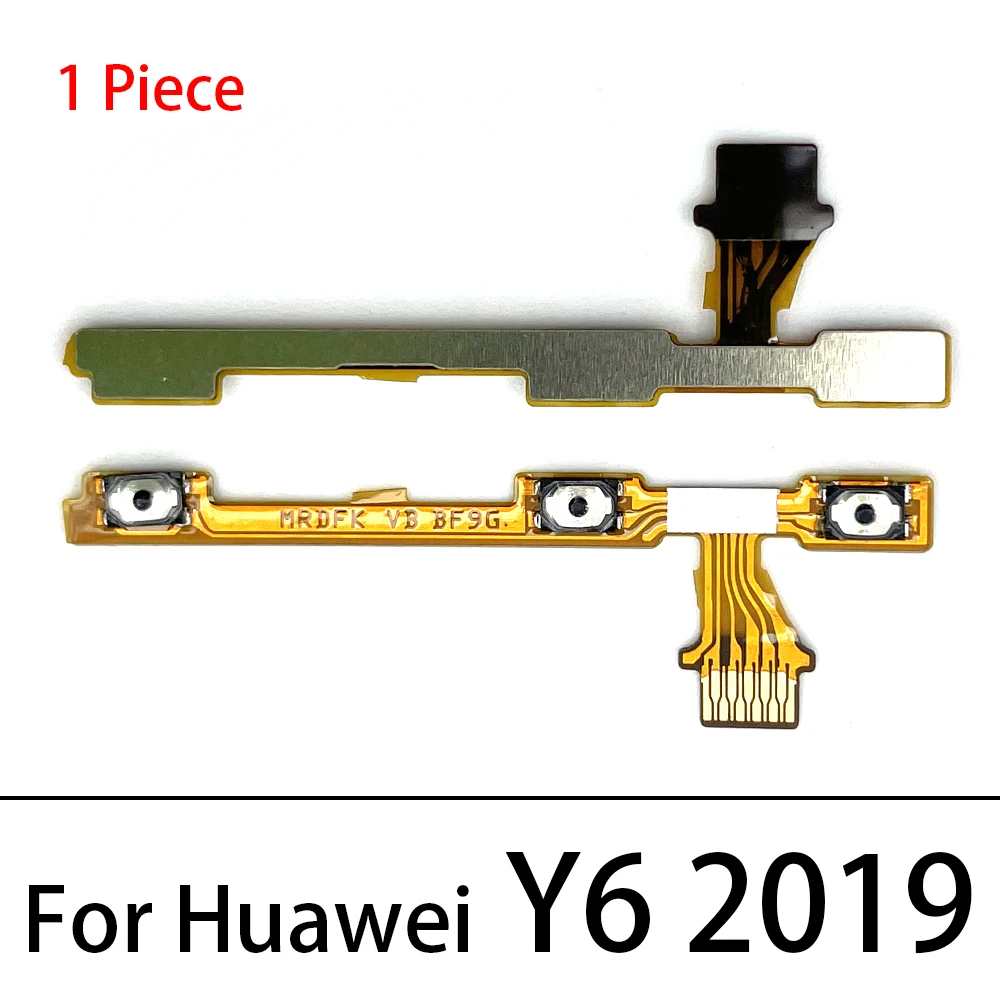 Power On Off Volume Side Button Key Flex Cable Replacement Parts For Huawei Y5 Y6 Y7 Pro Y9 Prime 2017 2018 2019