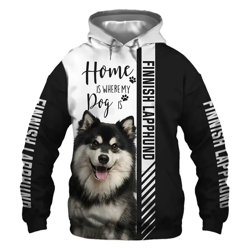 

Cute Finnish Lapphund Dog 3D Printed Jacket Men/Women Harajuku Hoodie Unisex Casual Streetwear Sweatshirt Pullover Sudaderas D2