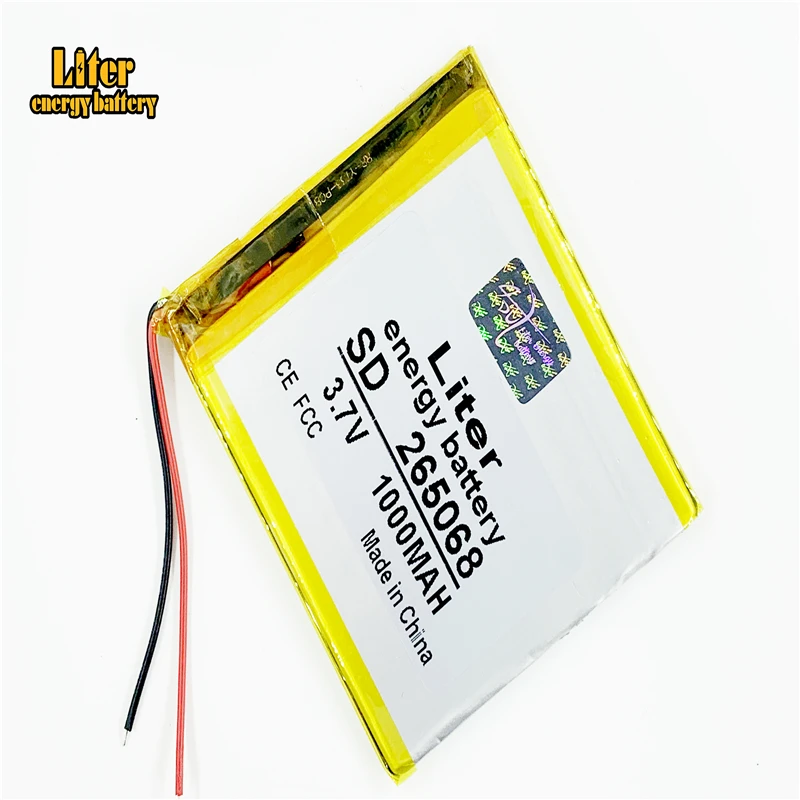 265068 3.7V 1000mah tablet battery with Protection Board For mobile phone Digital Product