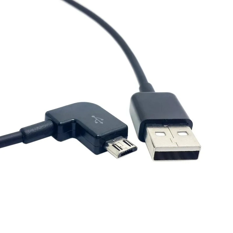 Krótki 0.2m 1m 2m 3m 5m micro usb 90 kątowy micro-b szybka ładowarka kabel do ładowania do synchronizacji danych 2A przewód