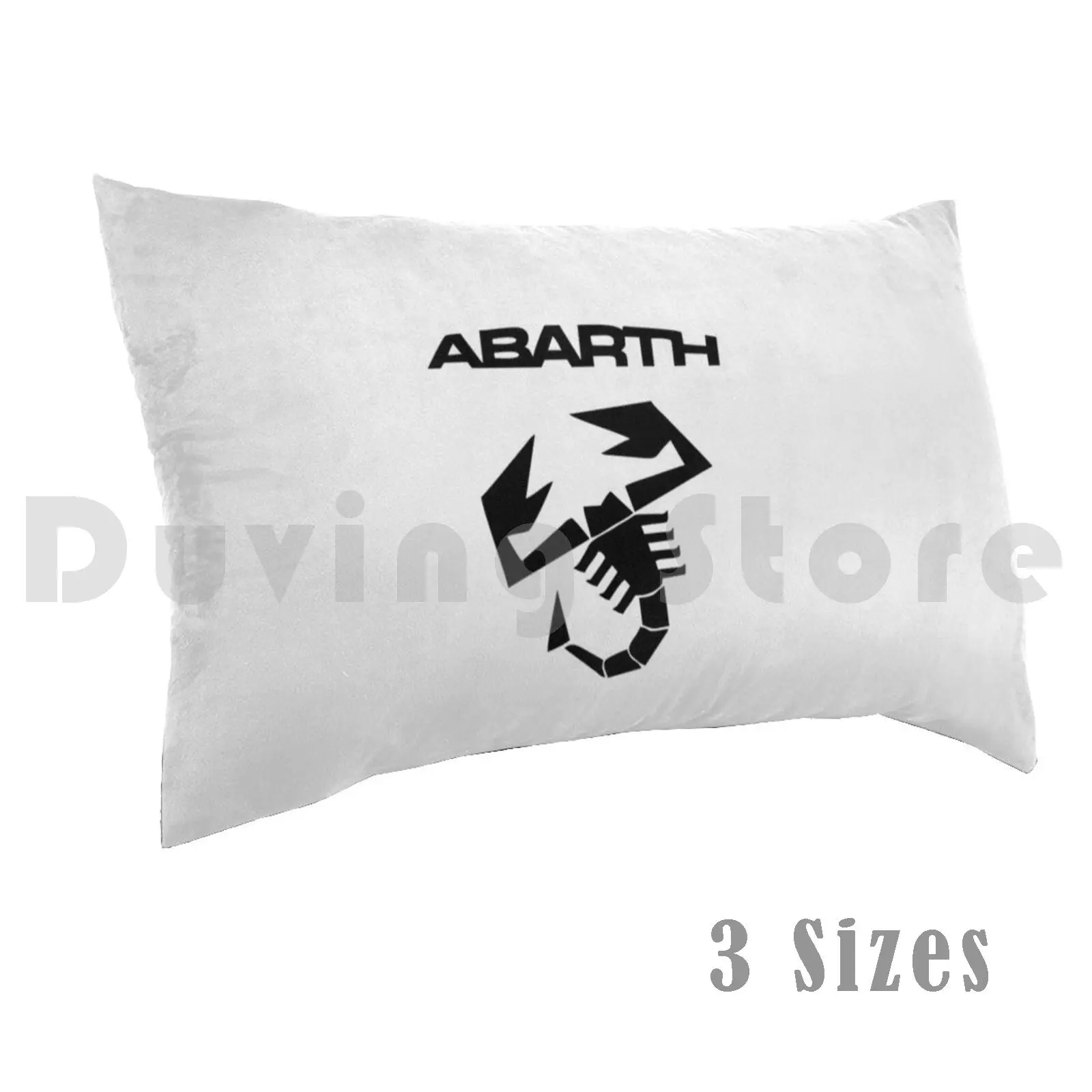 Abarth Logo Scorpion Black Pillow case 59