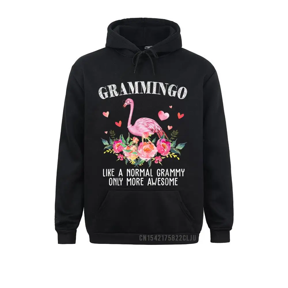 Flamingo Grammingo Like A Normal Grammy Gifts Funny Grandma Warm Custom Male Hoodies Clothes Latest Long Sleeve Men Sweatshirts