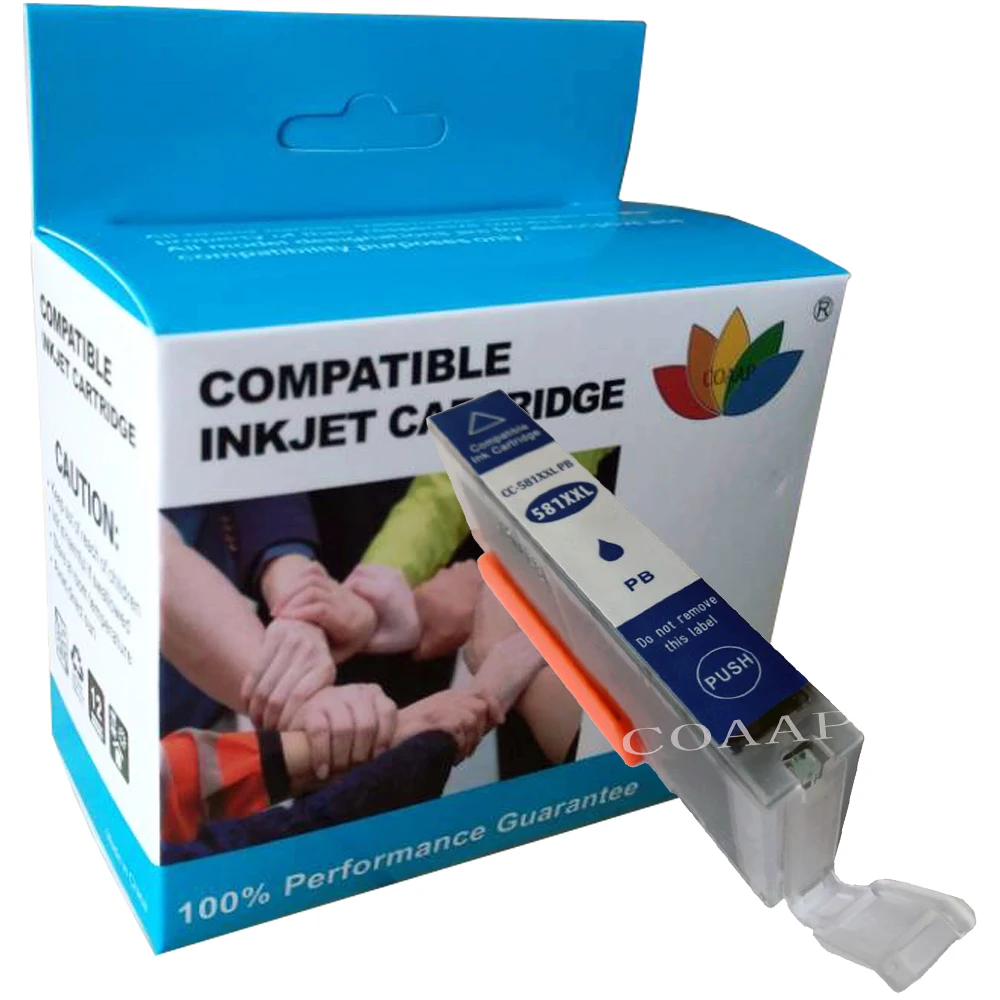 Compatible PGI-580 CLI-581 PGI 580 CLI 581 XL ink cartridge for CANON TR7550 TR8550 TS6150 TS6151 TS8150 TS9150 TS9155 printer