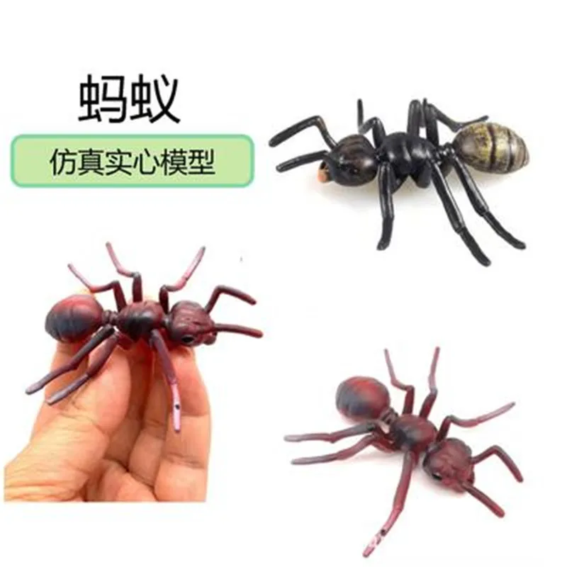 Simulation Wild Animal Simulation Figure Toy Insect Model Black Ant Mosquito Educational Toy for Childrens Toy Figure Collection