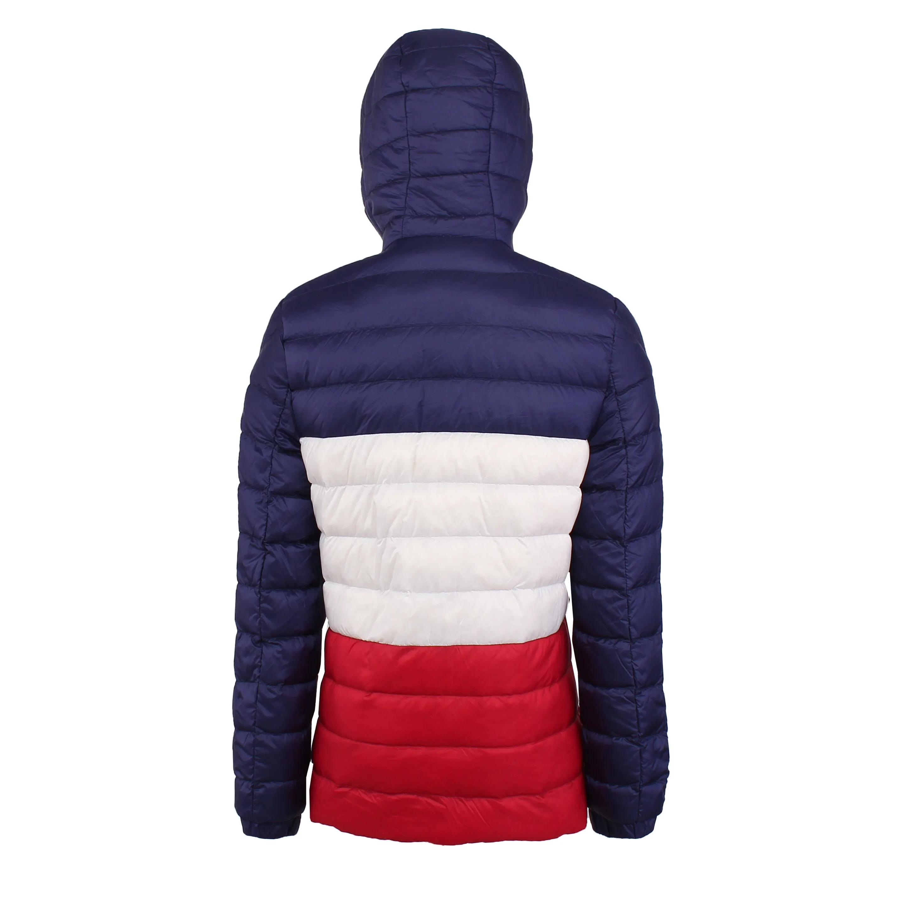 Man Patchwork Kleur Ultra Licht Donsjack Hooded Zachte Stof Sport Ontwerp Liefhebbers Pack Jassen Winter Herfst Warme Jas