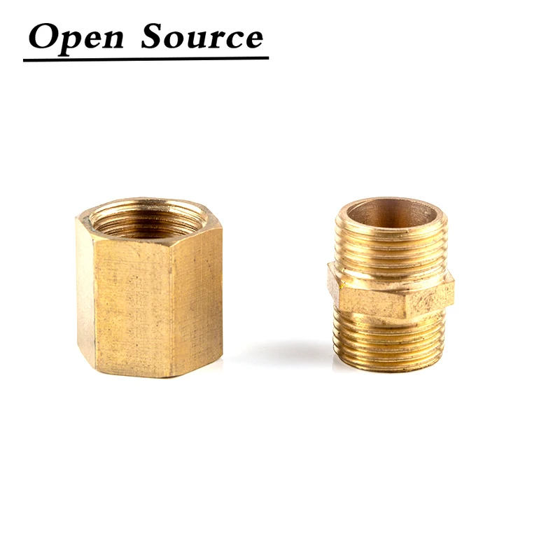 Brass Copper Hose Pipe Fitting Hex Coupling Coupler Fast Connetor Male Thread/Female Thread 1/8\