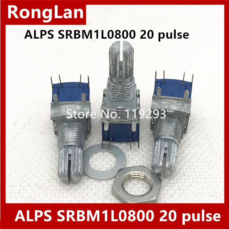 

[bellla]Original ALPS Alps SRBM1L0800 pulse switch ( 20 pulses ) serrated shaft length 15MM--10pcs/lot