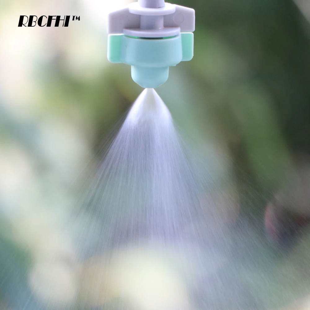 RBCFHI 24 Types Misting Nozzles Garden Cooling Watering Irrigation Sprinklers Spray Jet Greenhouse Balcony Bonsai Micro Foggers