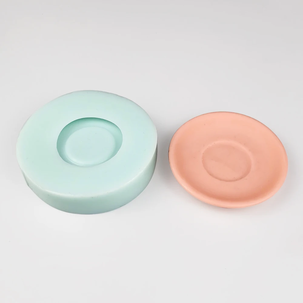 PRZY-Silicone Coaster Mould, Coffee Cup Base, Soap Molds, Fondant Soap Molds, Handmade Mold, Clay Resin Candle Mould