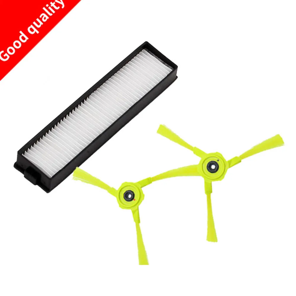 

3pcs/lot pair sidebrush H11 HEPA Filter and for LG Hom Bot VR6270LVM VR65710 VR6260LVM VR series Robot Cleaners