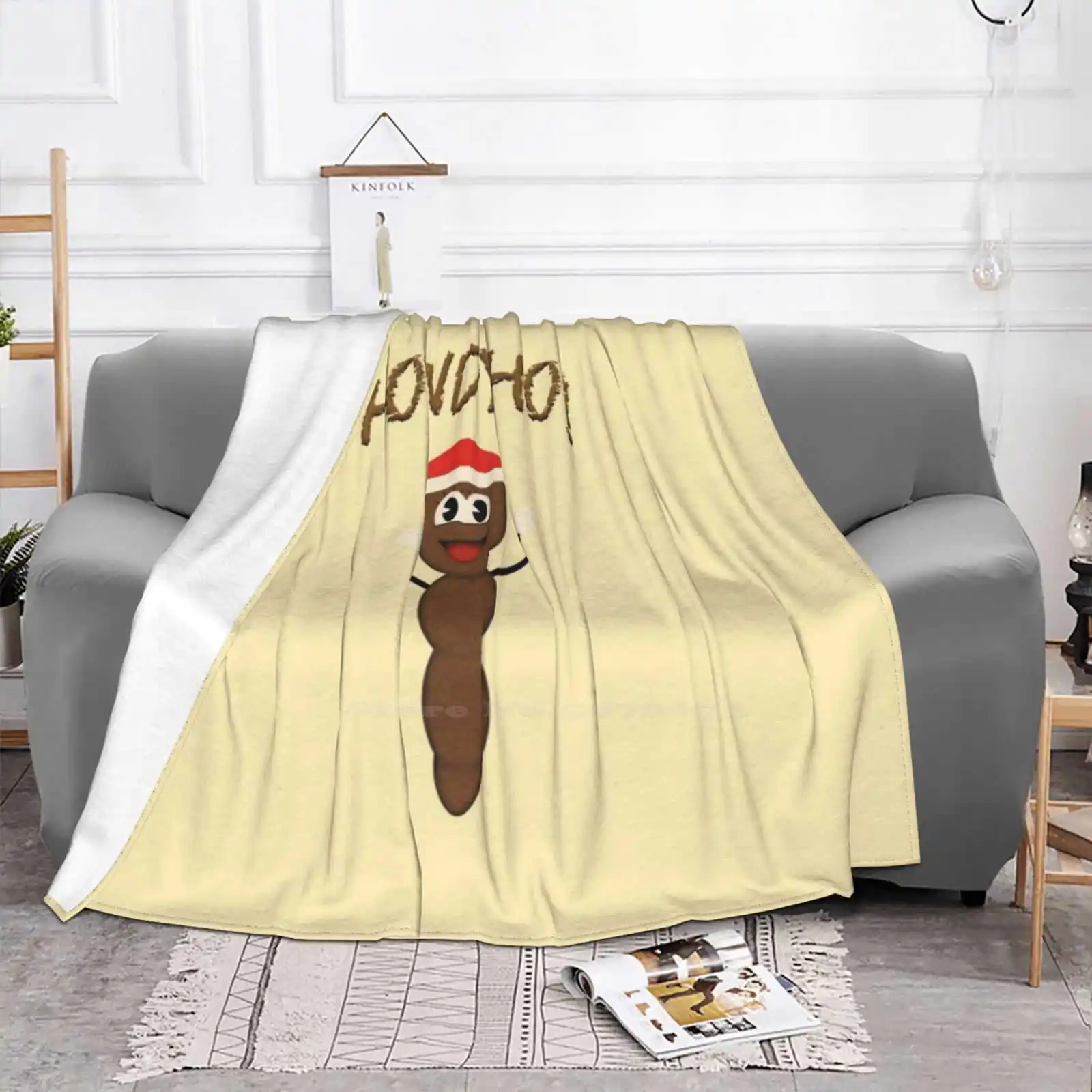 Mr. Hankey B New Arrival Fashion Leisure Warm Flannel Blanket Mr Hankey Cairn Christmas Xmas South Park Humor Sarcasm Irony Tru