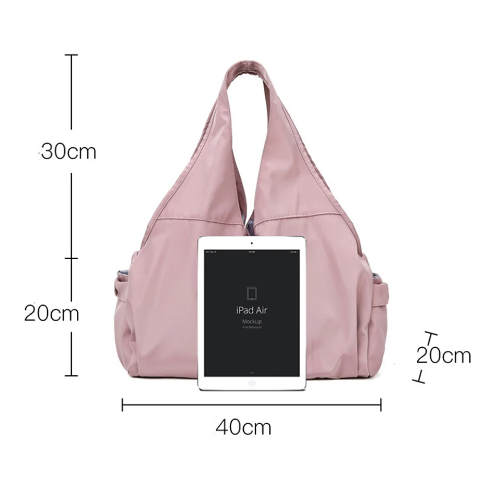 Bolso de gimnasio para mujer, bolsa de entrenamiento de Yoga, bolsa de almacenamiento de viaje al aire libre, bolsa de equipaje, XA191Y