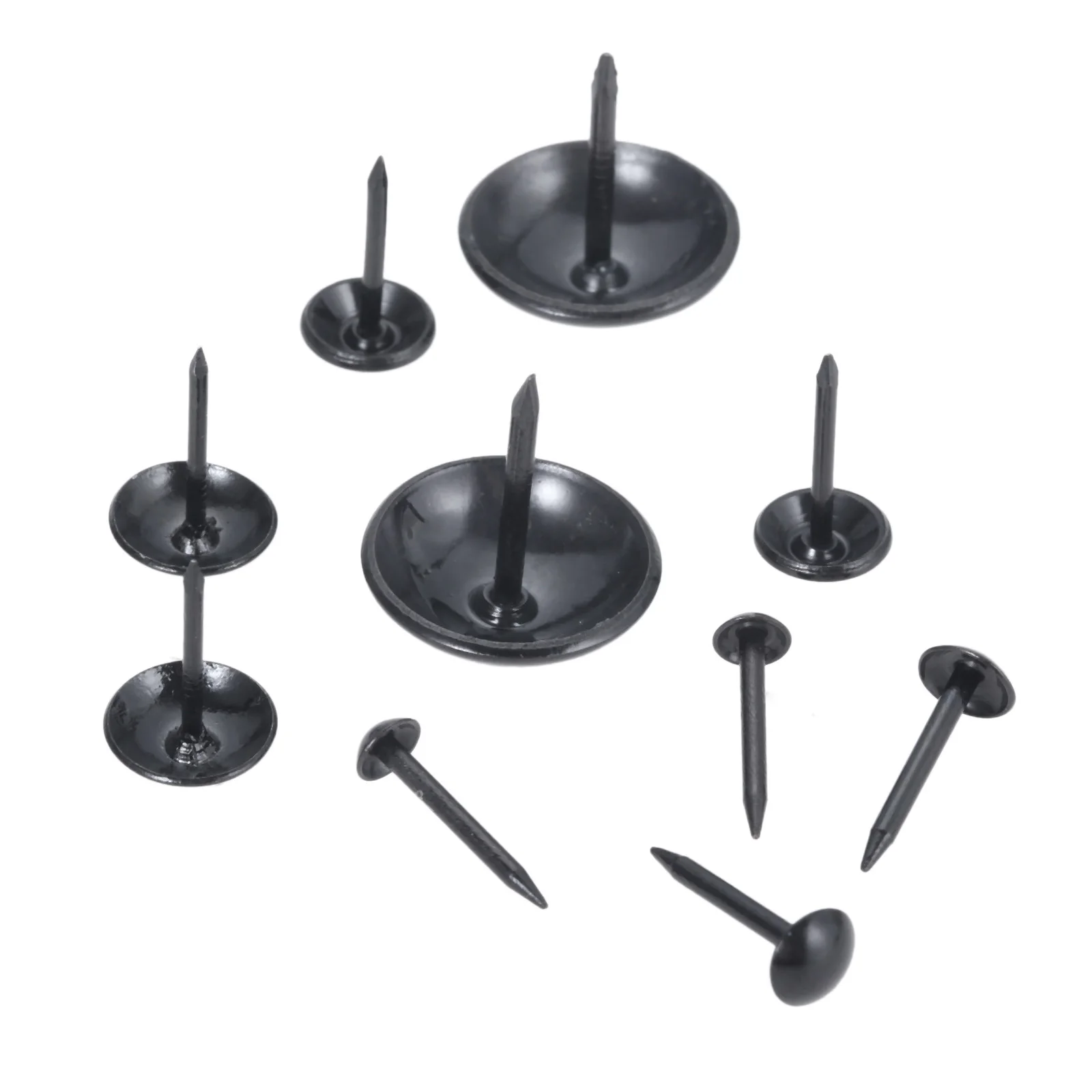 20 sztuk lub 10 sztuk meble dekoracyjne paznokcie czarny tapicerka paznokci antyczna biżuteria Case Box Sofa dekoracyjne Tack Stud pinezka