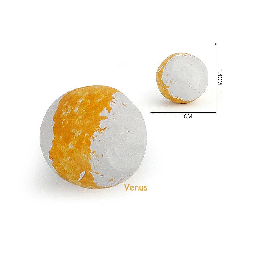 Symulacja ręcznie malowana układ kosmiczna planeta układ słoneczny Model wszechświata figurki imprezowe przysługi i zabawki edukacyjne