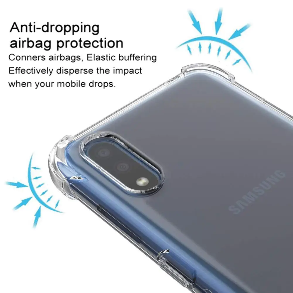 Cystal Silicone Case For Samsung Galaxy A01 5.7\