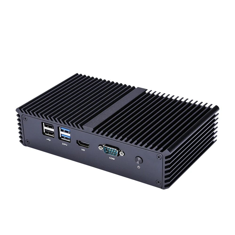 Qotom 4 Lan Core i3/i5 Mini PC Qotom-Q335G4/Q350G4 พร้อม Core i3-5005U/i5-4200U pf เครื่องใช้ไฟฟ้าเป็นไฟร์วอลล์ AES-NI