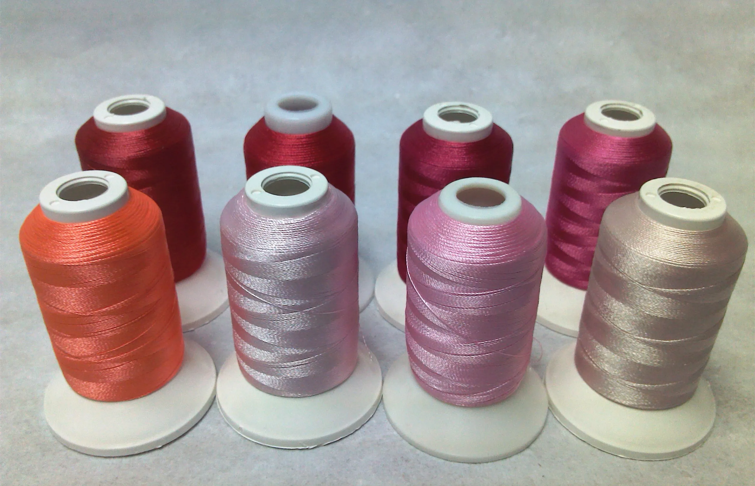 180+ Shade Pastel Series Colors Polyester Machine Embroidery Thread For Brother,Janome 500m*8, Classical Combination Best Deal