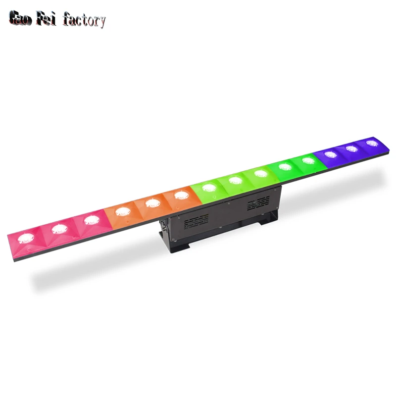 

Подсветка DJ Bar Lyre Beam RGB Теплый белый 14x3 Вт Пиксельный гибридный светодиодный настенный светильник DMX сценическое освещение