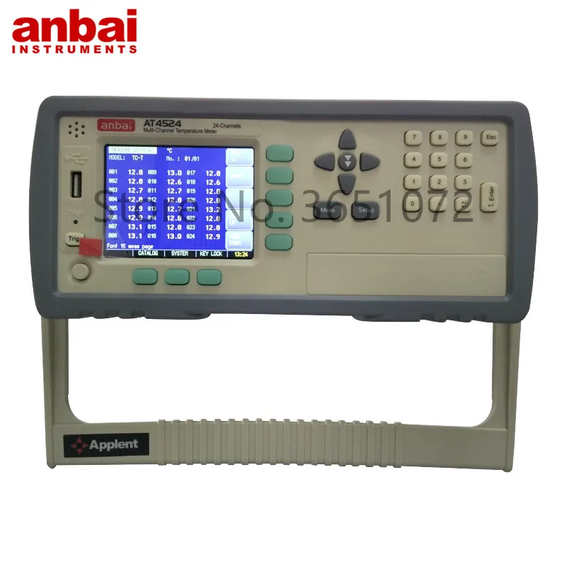 Applent AT4524 Desktop Temperature Meter for Oven Display 24 Temperature Simultaneously