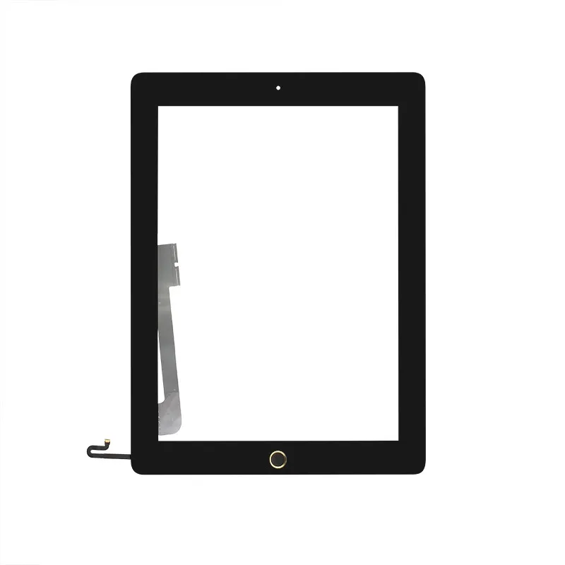 Original LCD For Ipad 4 LCD Display Touch Screen Digitizer Assembly  A1458 A1459 A1460 LCD home button Ipad4 Screen Replacement