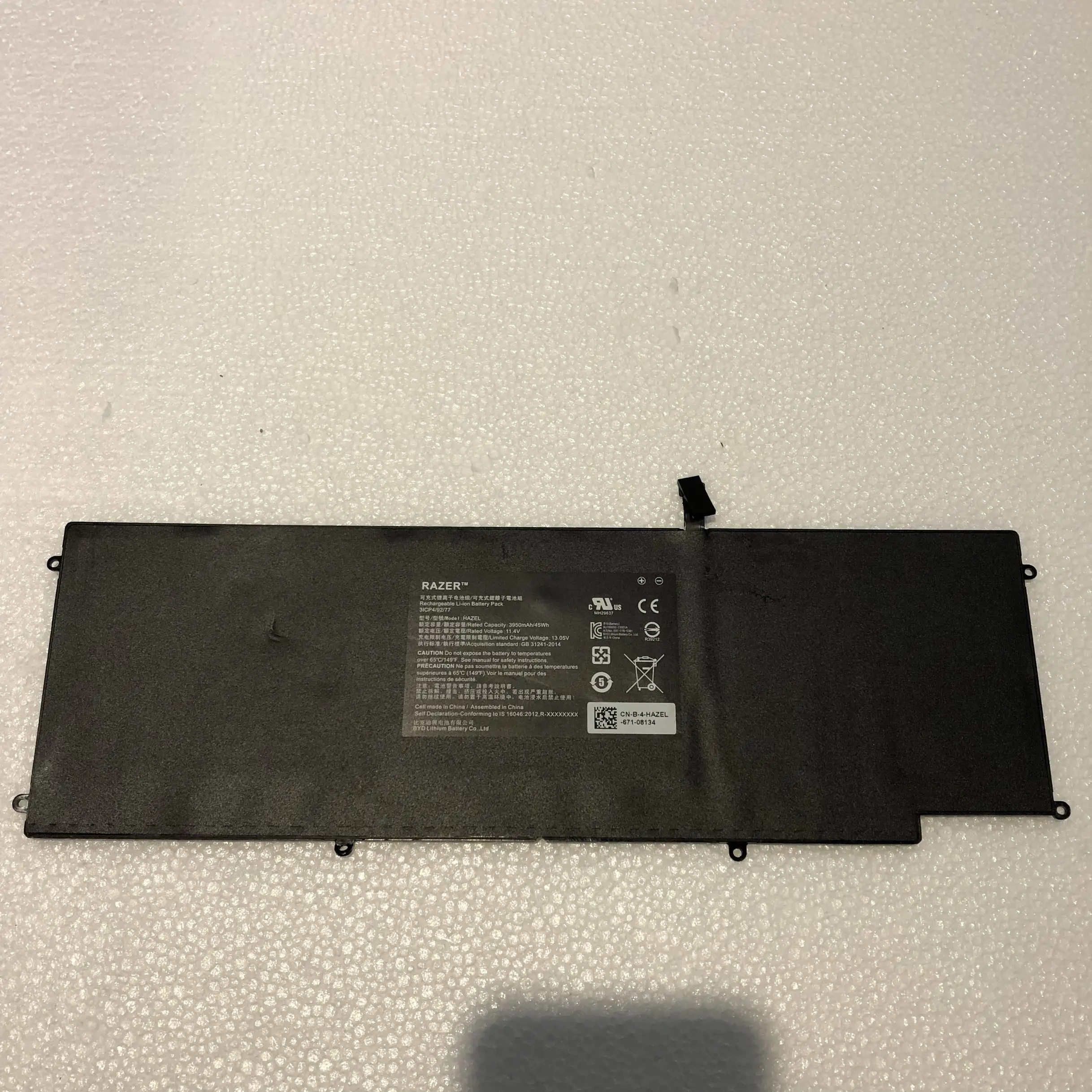 

New genuine Battery for Razer blade stealth 12.5, Blade Stealth 7th gen i7 3ICP4/92/77, HAZEL, RZ09-0168 11.4V 45WH