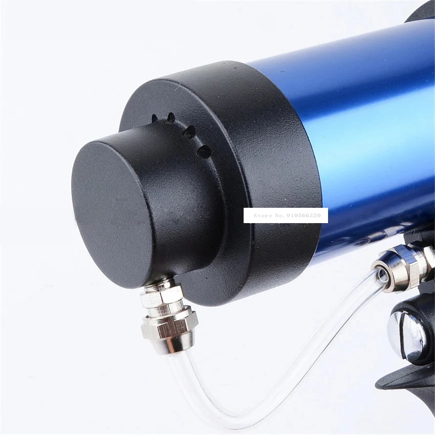 Pistola per calafataggio pneumatica morbida per salsiccia da 600ML pistola per vetro ad aria compressa pistole per gomma pistola per calafataggio pistola per colla per vetro con valvola di controllo 6.8 Bar
