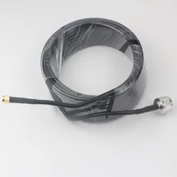 Cable coaxial RF de 15M / 48 pies, conector N macho a M, cable de extensión 3D-FB, rg58, LMR200, adecuado para antena 3G, 4G, 5G