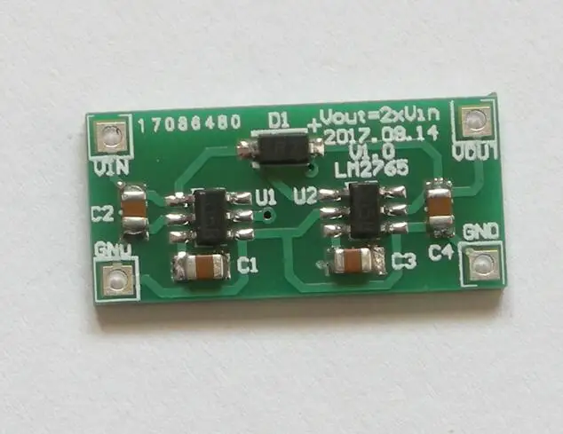 2 Times Non-inductance Boost Output Board, Suitable for Lithium Battery Instead of Square Battery Lm2765