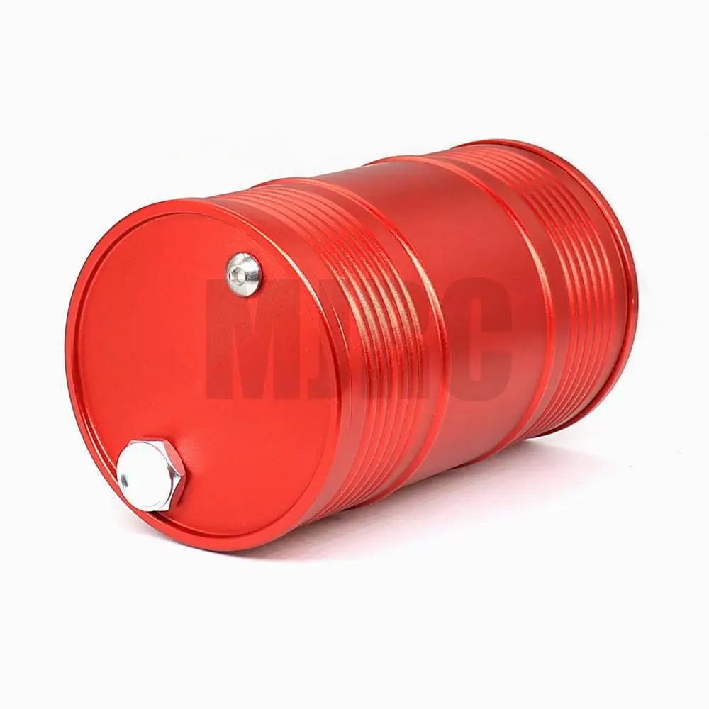 Metal Oil Drum Fuel Tank Container For 1/10 RC4WD D90 SCX10 Rock Crawler RC Car Decor Accessories