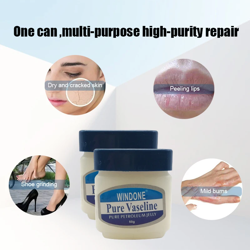 100% Pure Vaseline Petroleum Jelly Plaster Plant Extract For Body  Heeling Ointment Remove Dry Skin Chapped Lips hands and feet