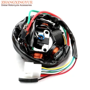 Scooter 6-Magneto-Statorspule für Honda DIO AF17 AF18 AF27 BALI50 DIO50 SFX50 50cc 2-Vaskular-Mitarbeiter Haupthonda Magneto - №2