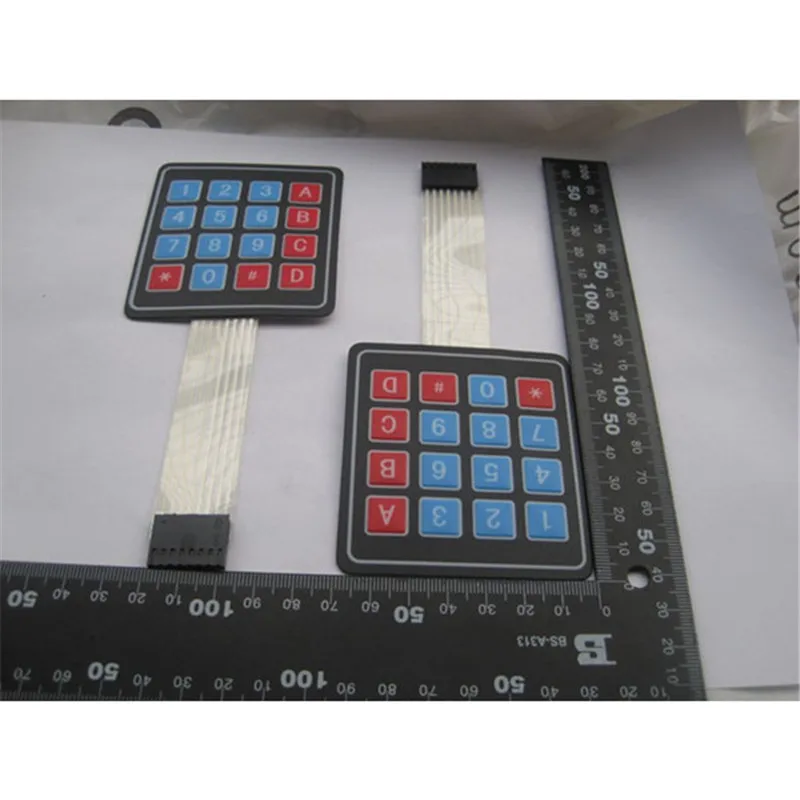 

Large Keys 4*4 Matrix Microcontroller External Expansion Membrane Keyboard