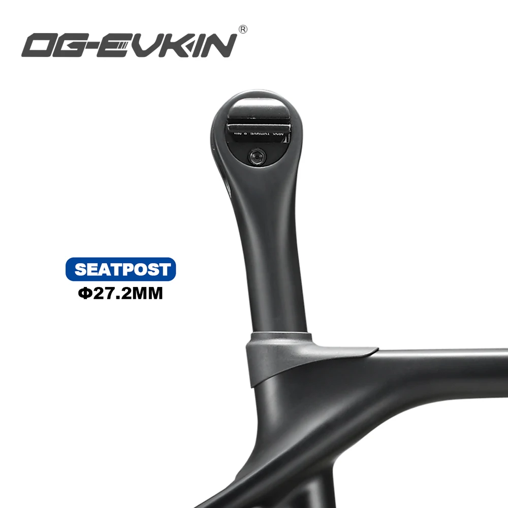 OG-EVKIN CF-025 Carbon Road Frame Disc Brake BB86 28C 12x100/12x142 Bicycle Frame Carbon Di2/Mechanical Road Bike Frame Frameset