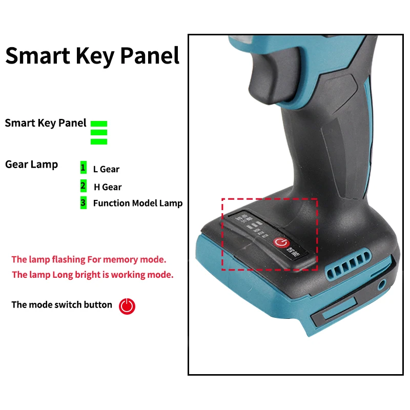 HIFESAON Điện Đinh Tán Súng 2.4Mm-4.8Mm Di Động Điện Mù Riveter Tua Vít Đinh Tán Hạt Sạc