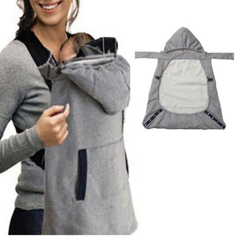 Newborn Infant Baby Carrier Wrap Comfort Sling Steady Warm Cover Cloak Blanket Face-to-face Backpack With Pocket