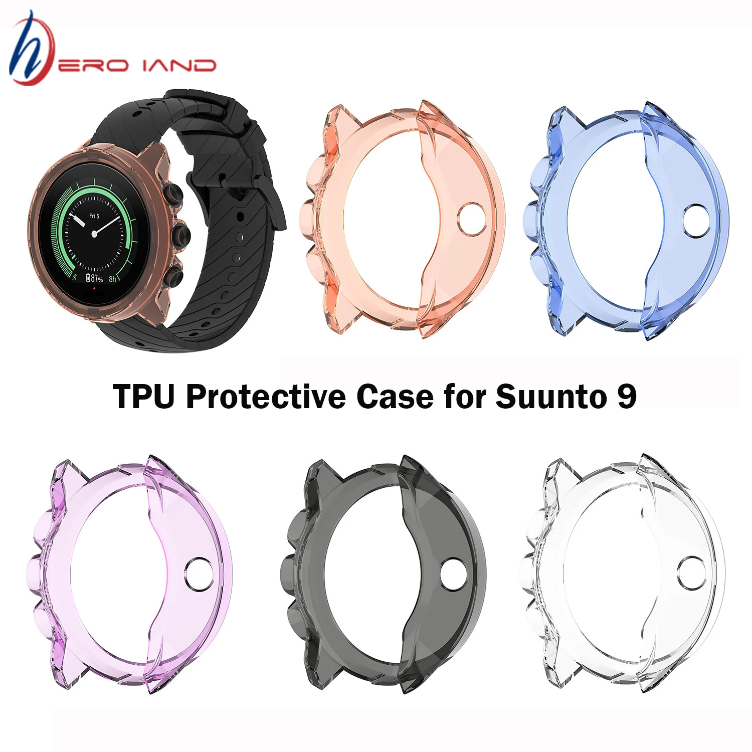 Funda protectora para reloj inteligente Suunto 9, cubierta protectora antiarañazos para Suunto 9 baro suunto9 spartan sport, muñeca hr baro