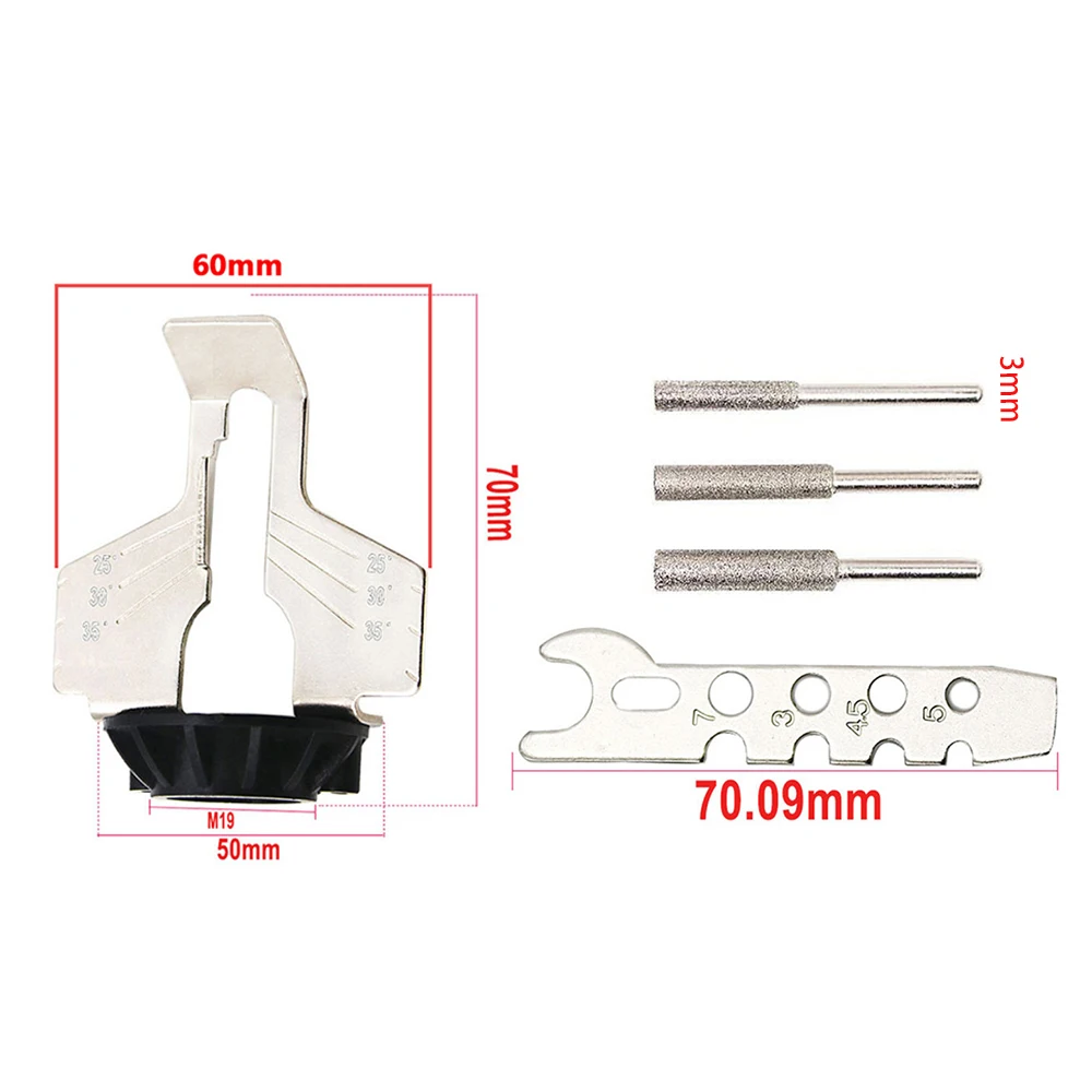 Kit di strumenti per affilare motoseghe mola abrasiva abrasiva con rivestimento diamantato cilindrico per catene elettriche lame seghettate