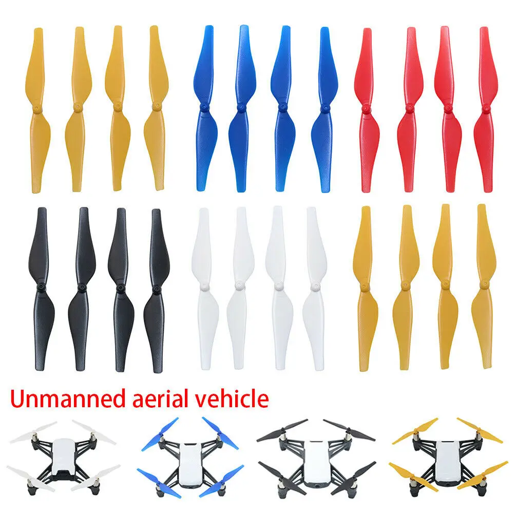 4Pcs/Set Replacement ABS Quick-Release Propellers Blade Repair Parts For DJI Tello Drone Accessories Lightweight Propeller