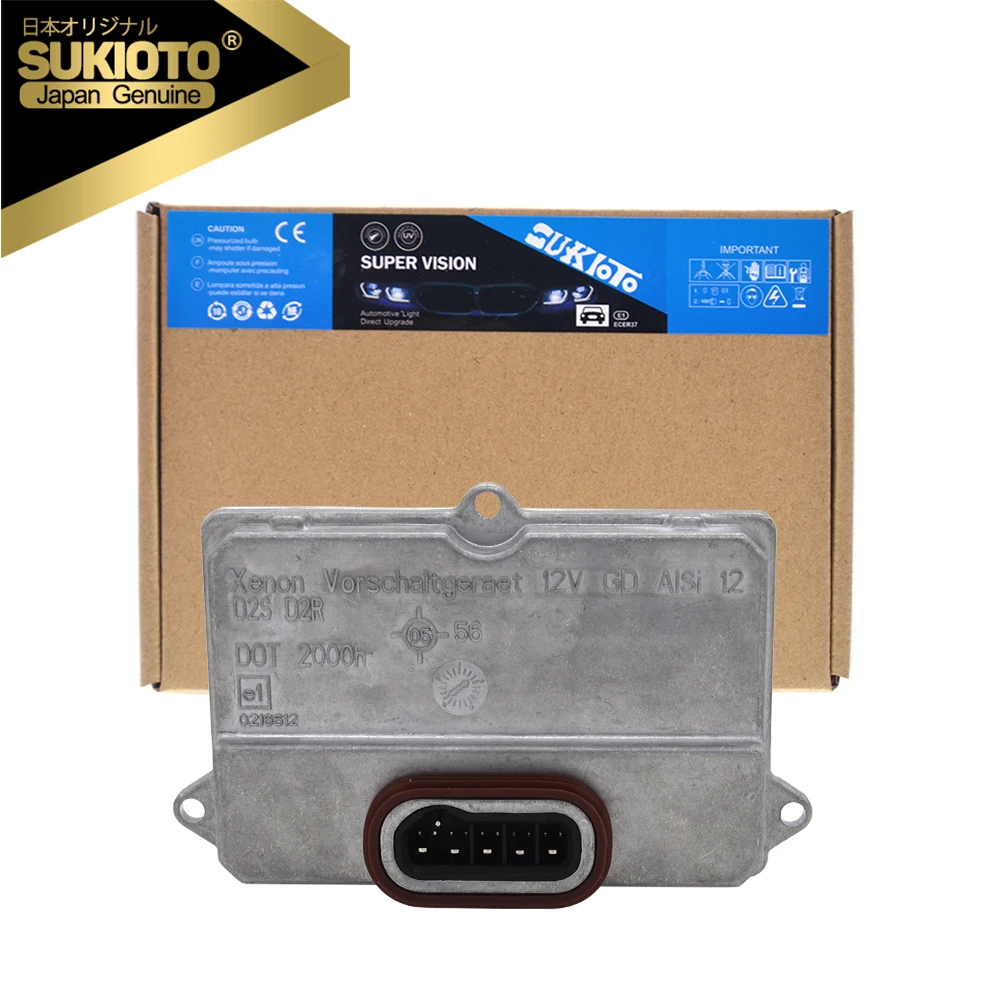 

SUKIOTO JAPAN Xenon Ballast D2S D2R HID Control Unit 5DV 008 290-00 5DV00829000 5DV008290-00 For Audi A6 A8 BMW E65 E60 X5 Z4