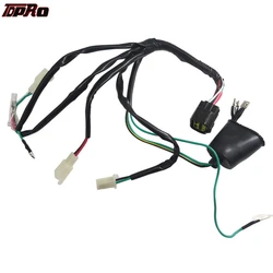 TDPRO Engine Wiring Harness Kit Plug Wire Loom Switch For XR50 CRF50 50cc 90cc 125cc 140c 150cc DIRT BIKE PIT Pro Lifan Engines