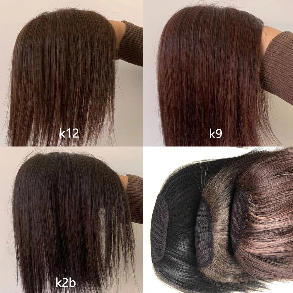 Hair Topper 100% European Human Hair Topper Pieces For Women Lace Human Hair Toupee Remy Hair With Middle Part Layers