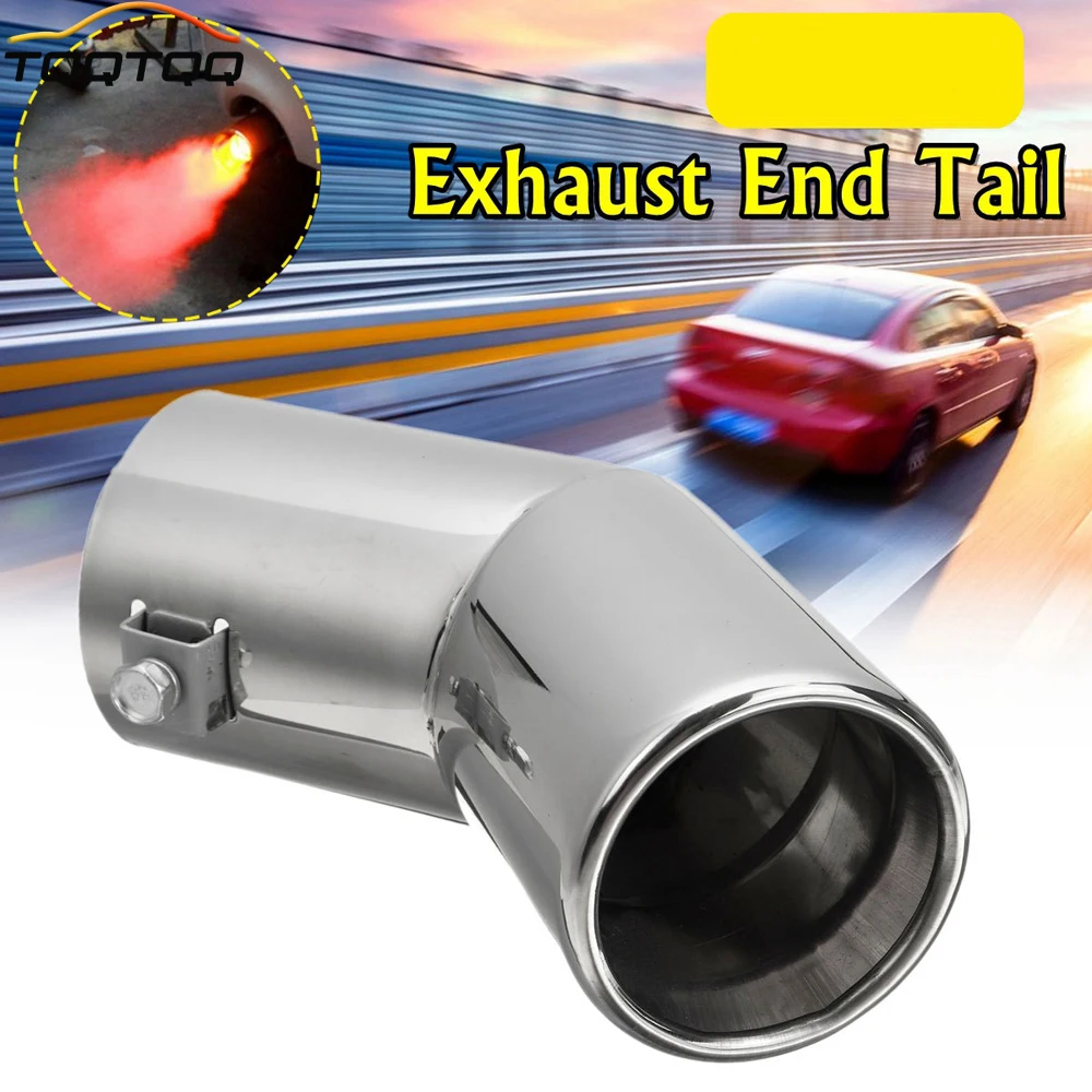 

Muffler Exhaust Tail Pipes Tips Compatible with VW 02-07 Golf 4 Beetle Bora