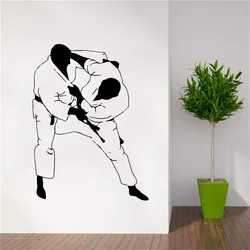 Judo Wall Stickers Modern Art Wall Decoration For Kids Room Living Room Home Decor Decal Mural