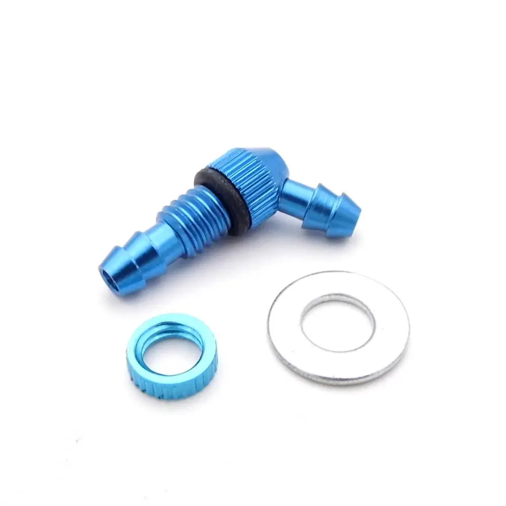 1PCS Aluminum 120° D5mm Dual Barb Transfer Fuel Tank Nozzle Connection Pipe Filler Nipple for RC Model accessaries