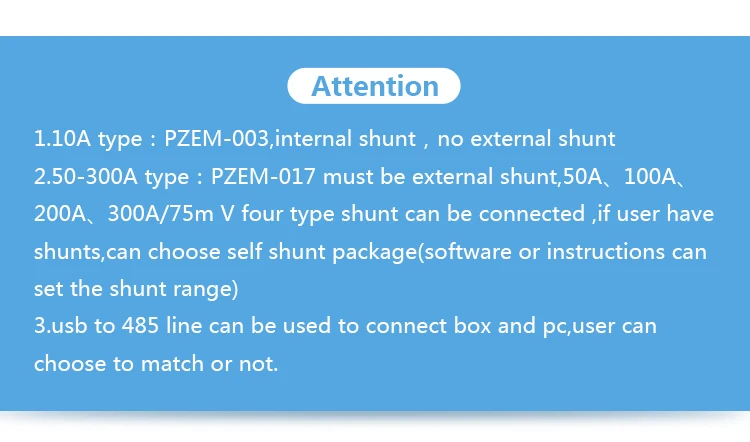 Peacefair Neueste PZEM-017 DC 0-300V Voltmeter Amperemeter RS485 Modbus Spannung Strom Power Energy Meter Elektrische Watt Meter – Detail 12