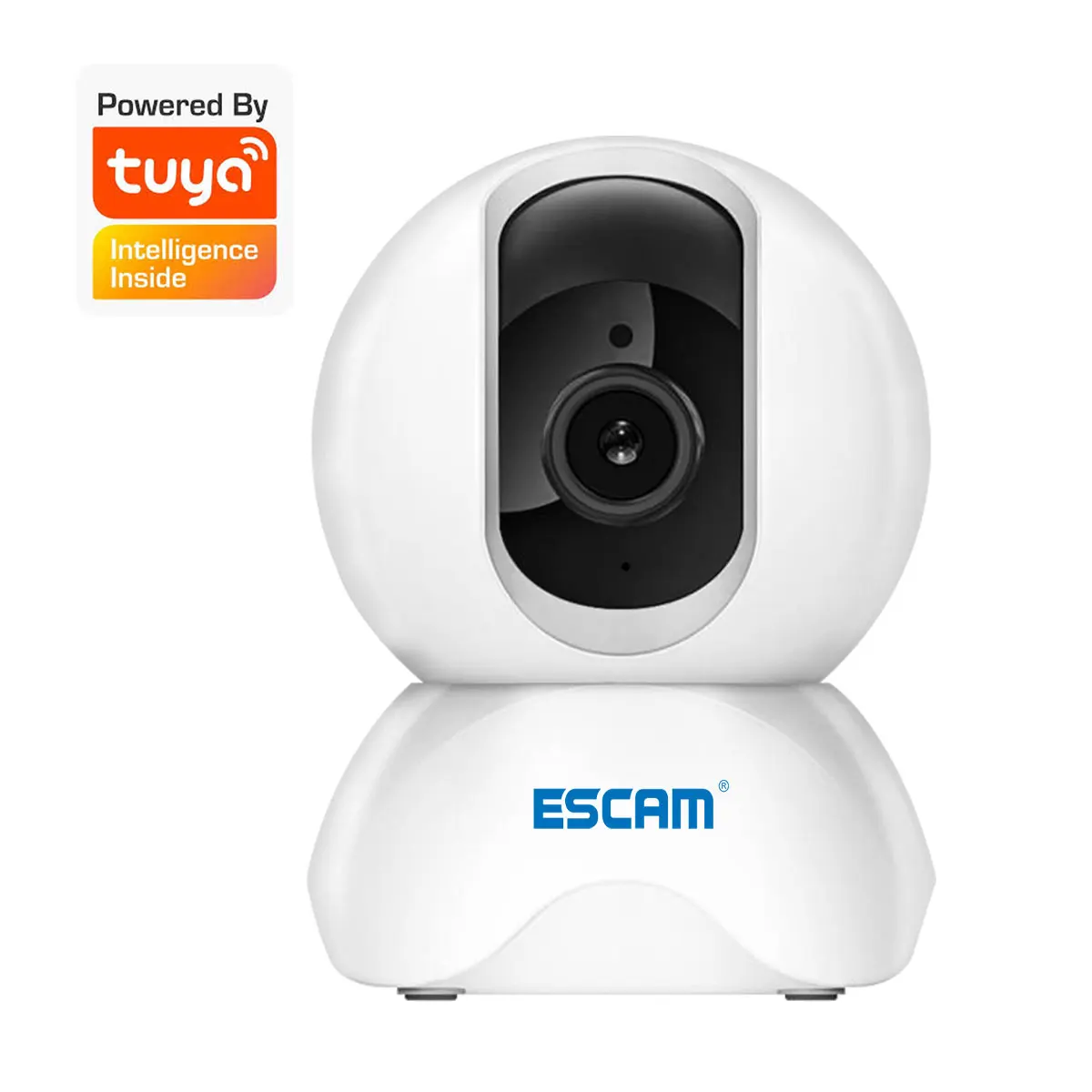 

hot ESCAM TY001 2MP 1080P Wireless Intercom AI Humanoid Baby Monitor Support Tuya Motion Detection PT IP Camera