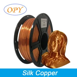 Silk Pla Filament Satin 1.75 Mm 3D Printing Material 1Kg 10M 100G Sample Gold Silver Copper Metal Gray Blue Green Color