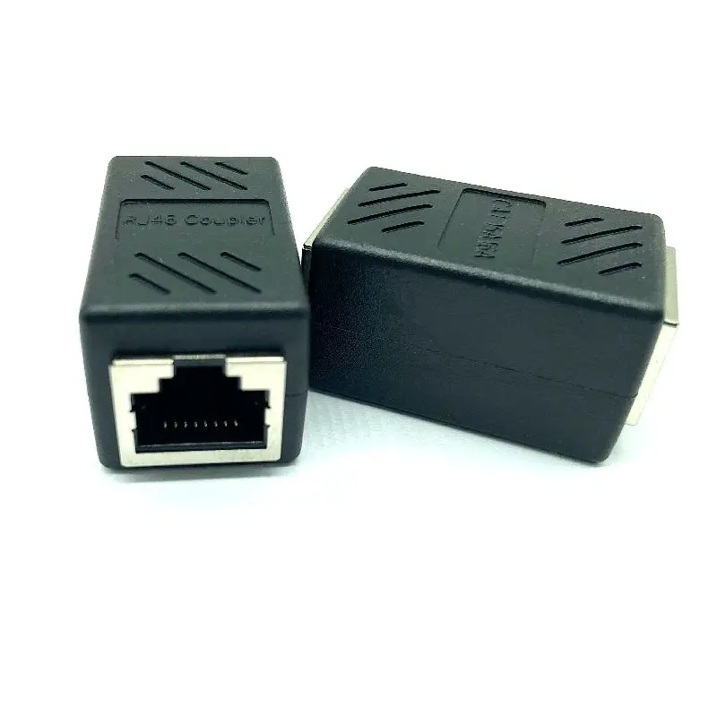 Female to Female Network LAN Connector Adapter Coupler Extender RJ45 Ethernet Cable Extension Converter
